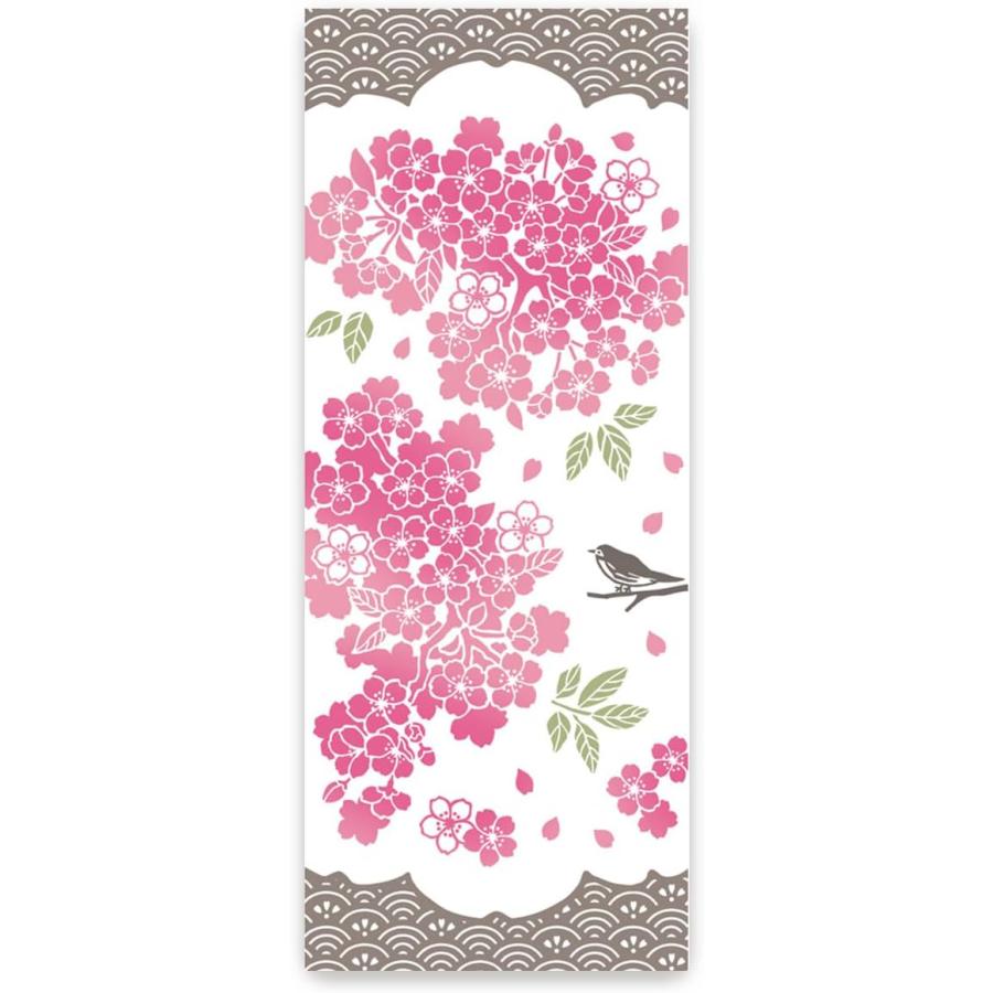 日本手ぬぐい 和柄 おしゃれ 萌芽桜 さくら 春柄 kenema 注染 手拭い