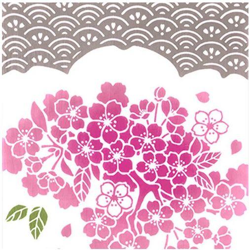 日本手ぬぐい 和柄 おしゃれ 萌芽桜 さくら 春柄 kenema 注染 手拭い
