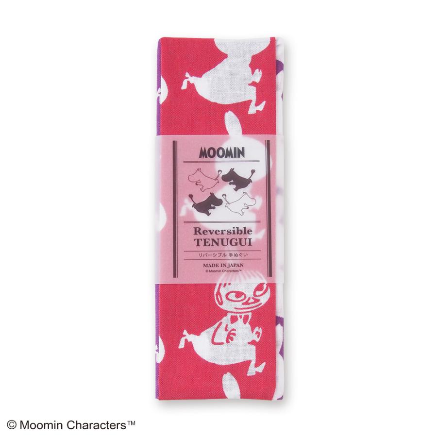 ムーミン リバーシブル 手ぬぐい リトルミイ 33x90cm MOOMIN 捺染 