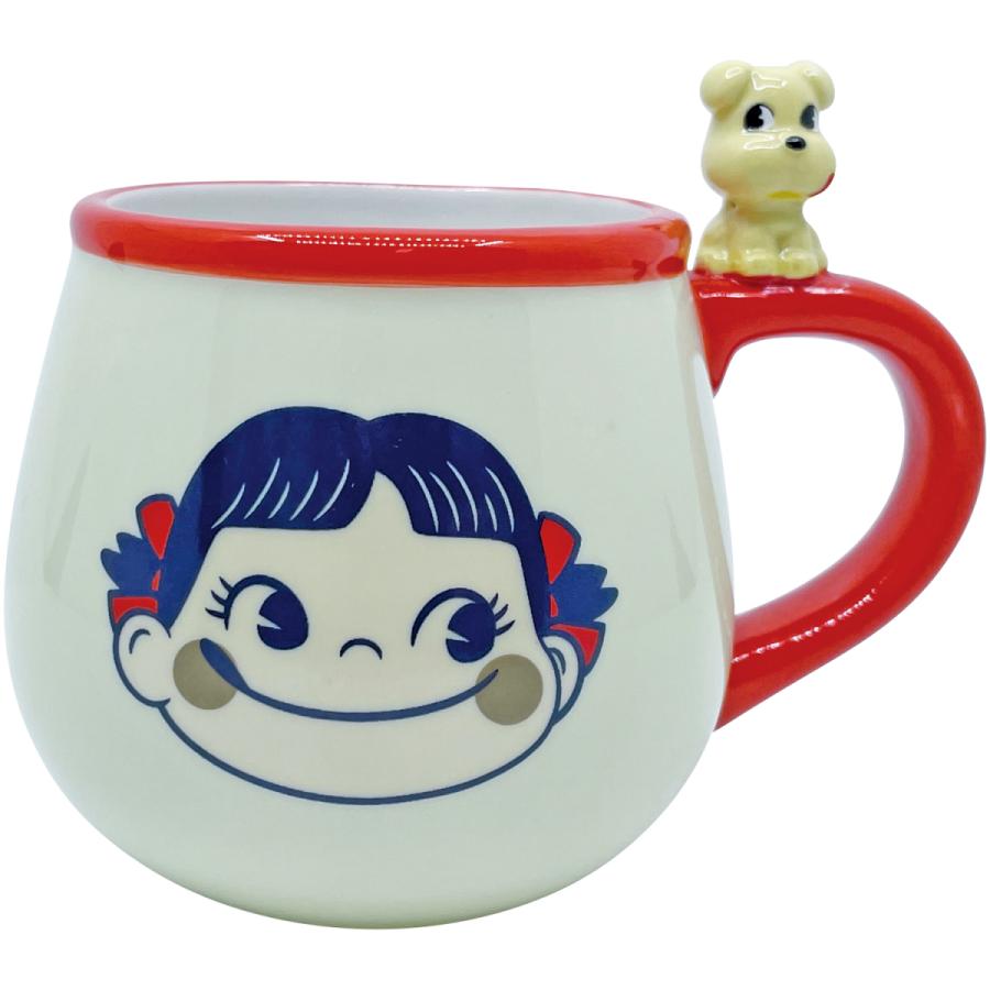 Peko ペコちゃん フィギュア付きマグ ドッグ マグカップ 340cc Peko ペコちゃん フィギュア付きマグ ドッグ マグカップ 340cc