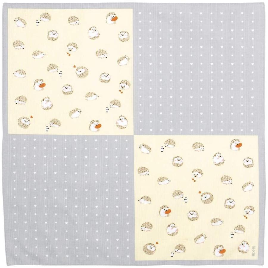 濱文様 小布 和みハリネズミ グレー 小風呂敷 50x50cm おしゃれ ランチクロス タペストリー 日本製 ネコポス ポイント消化 Delight 通販 Yahoo ショッピング