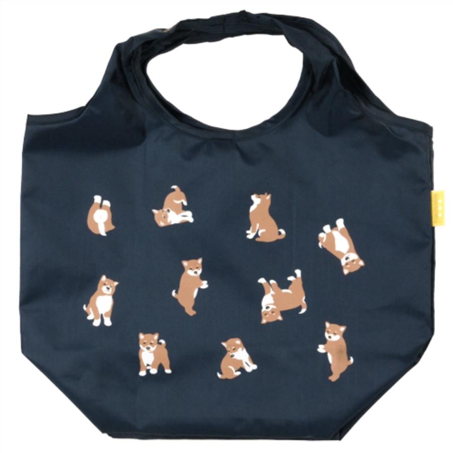 エコバッグ ショッピングバッグ 濱文様 エコトート 小 豆柴大好き