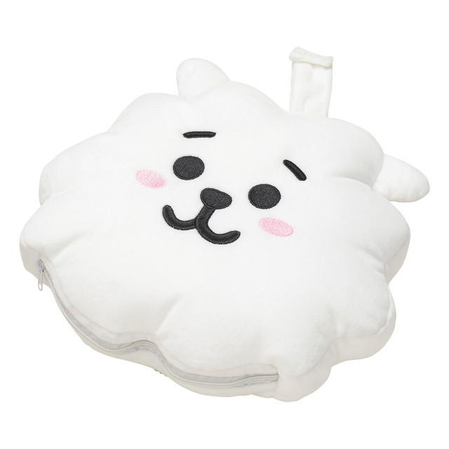 BT21 公式グッズ ネックピロー RJ フード付きネックピロー