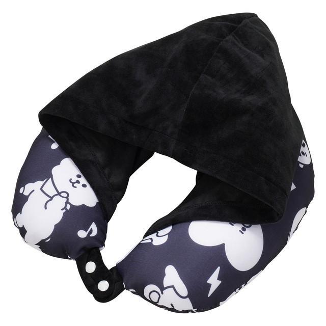 BT21 公式グッズ ネックピロー MANG フード付きネックピロー ピロー 枕