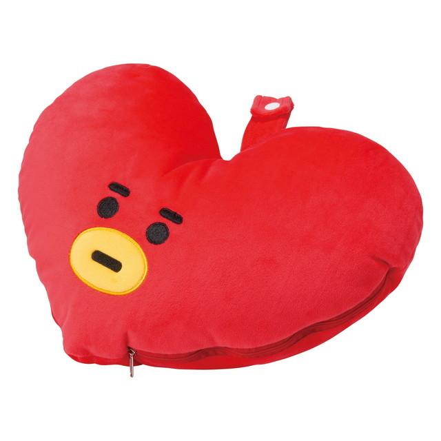 BT21 TATA フード付きネックピロー まくら クッション BT21 公式グッズ ネックピロー TATA フード付きネックピロー ピロー 枕