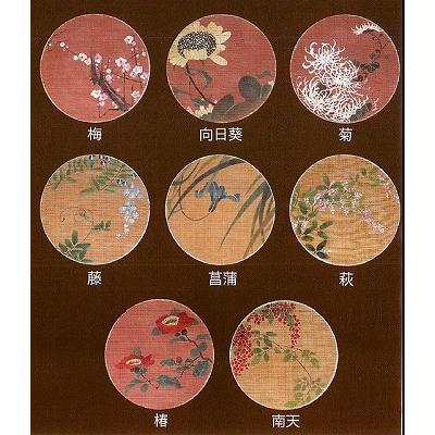 伊藤若冲 天井画タペストリー 向日葵と菖蒲 夏 おしゃれ 万葉舎 伊藤若冲 天井画タペストリー 向日葵と菖蒲 夏 おしゃれ 万葉舎
