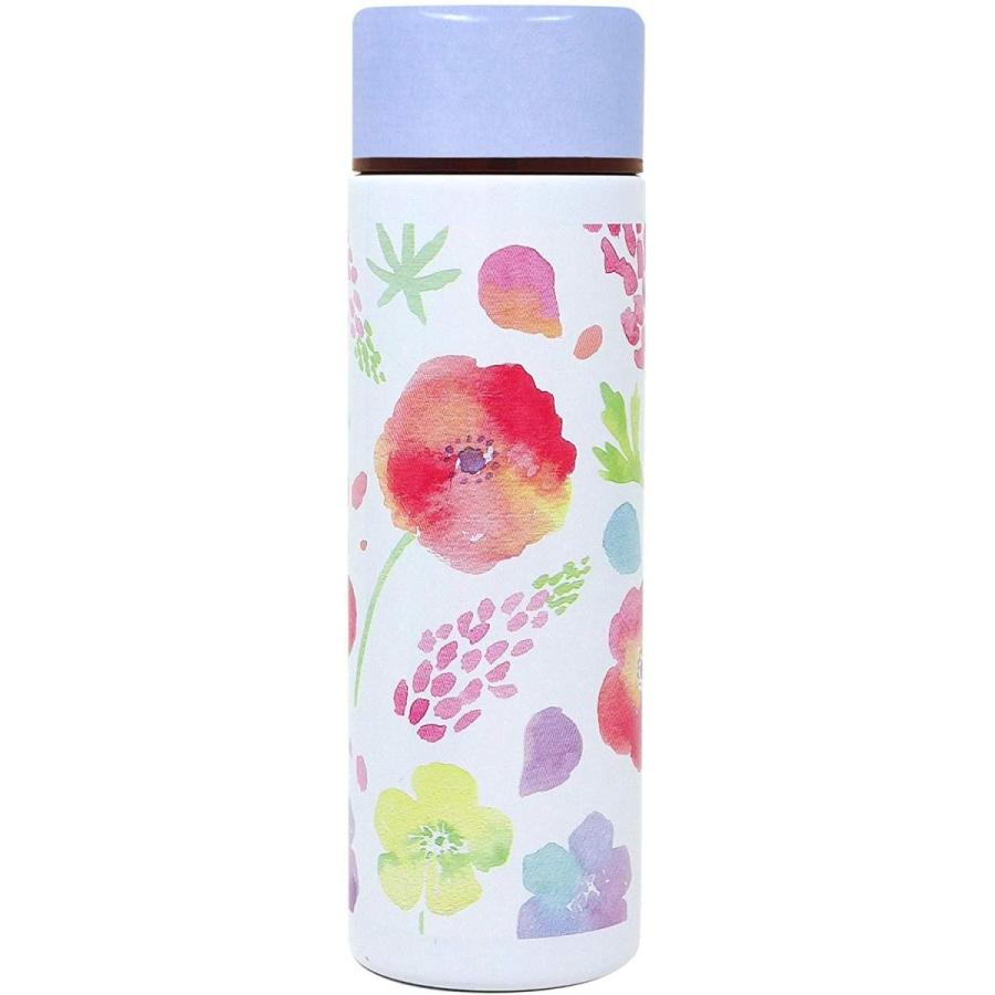 水筒 ポケミニボトル 保冷 保温 魔法瓶 小さい 140ml フラワー 花柄