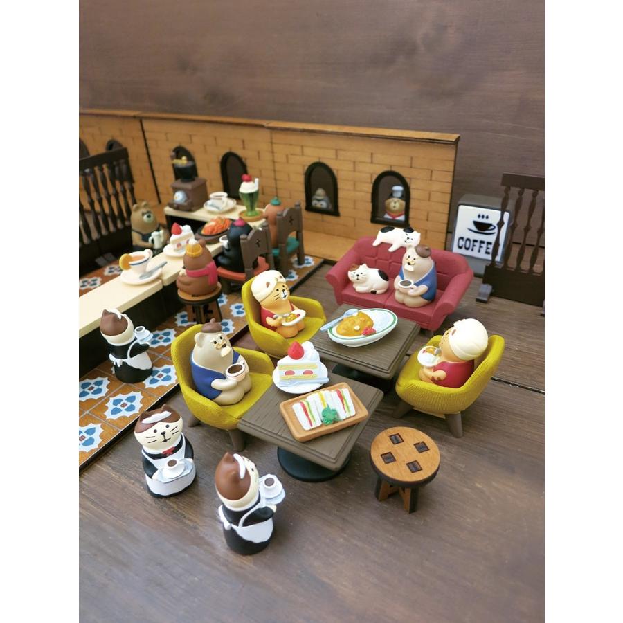 デコレ 店員さんセット ウェイトレス猫 喫茶コンブル マスター