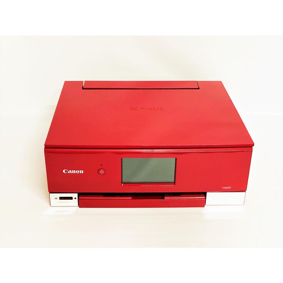TS8230（レッド）】 キヤノン インクジェット プリンター複合機【専門
