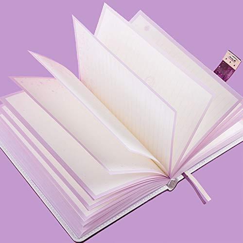 星空鍵付き パスワード 日記帳 可愛いノート 秘密 夢幻 メモ帳 手帳 女の子と子供へのギフト パープル Fak デリゴー 通販 Yahoo ショッピング