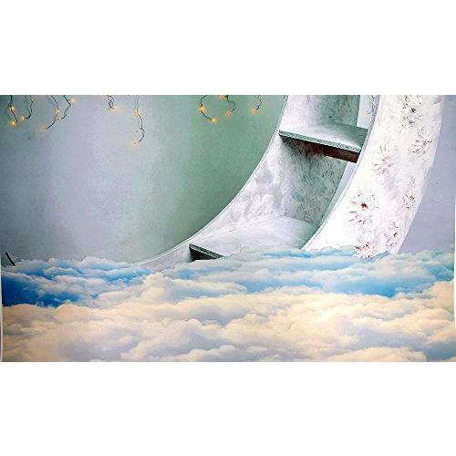 本店は Phsfubel かわいい雲の背景月の写真の背景ビニールのスタジオの壁紙 品 Saleアイテム Diquinsa Com Mx
