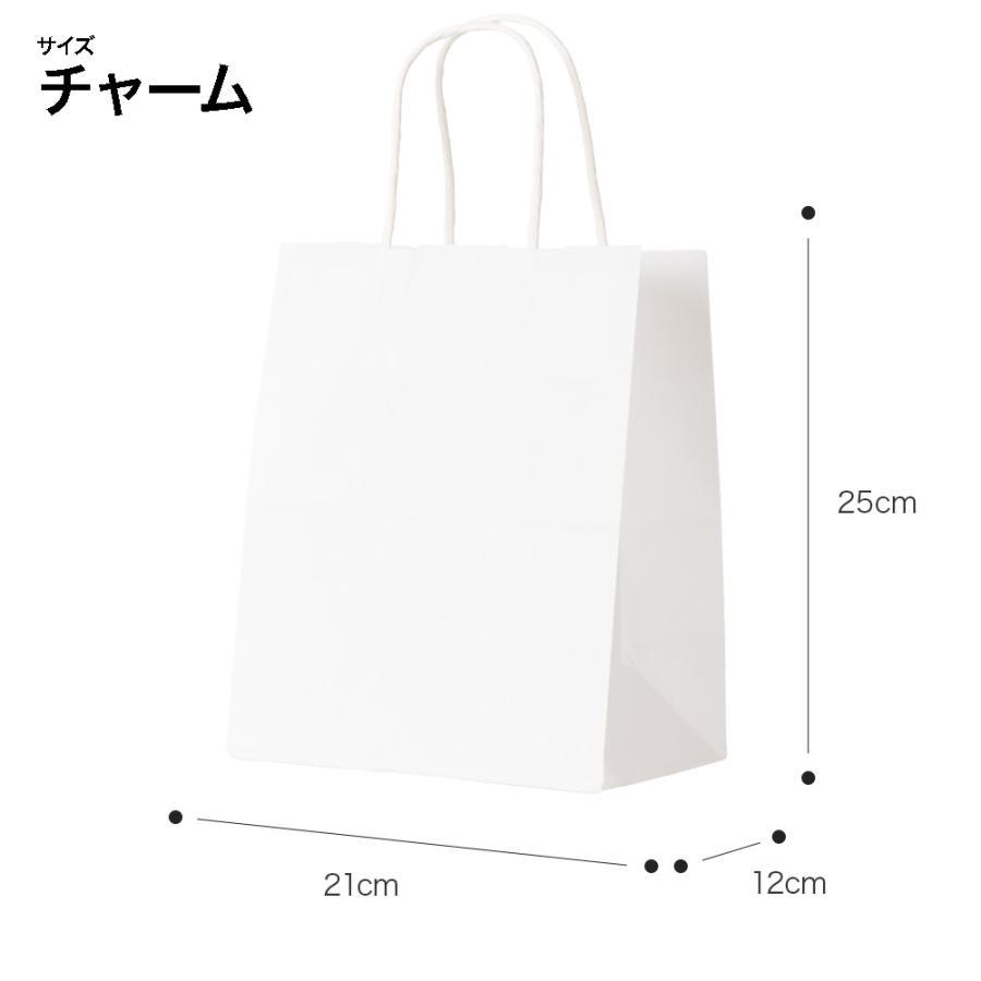 紙袋 白（無地）【※袋のみのご注文は出来ません】商品サイズに合った袋