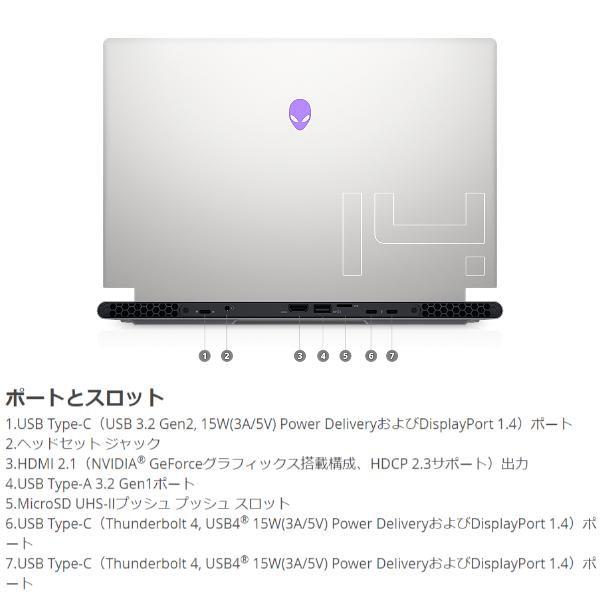 ゲーミングノートパソコン Windows11 Dell Alienware x14 Intel 第12 