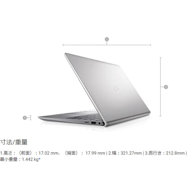 ノートパソコン Windows11 Dell Inspiron 14 5415 AMD Ryzen 5 5500U メモリ8GB SSD256GB  14インチ ノートPC 国内在庫