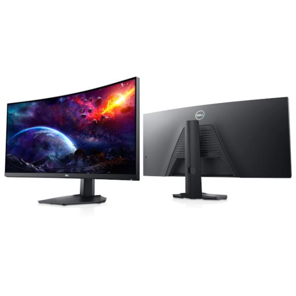 モニター Dell S3422DWG 34インチ WQHD 曲面 VA 非光沢 USB HDMI DP 1ms 144Hz FreeSync  ゲーミングモニター