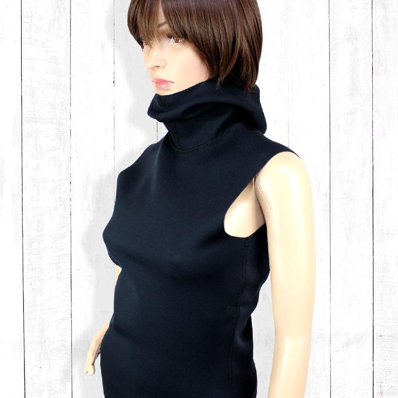 AIR SKINブラックメタリックス レディース ウェットスーツ防寒インナー DELLING ウェットスーツ 保温インナー レディース 長袖＜エアー
