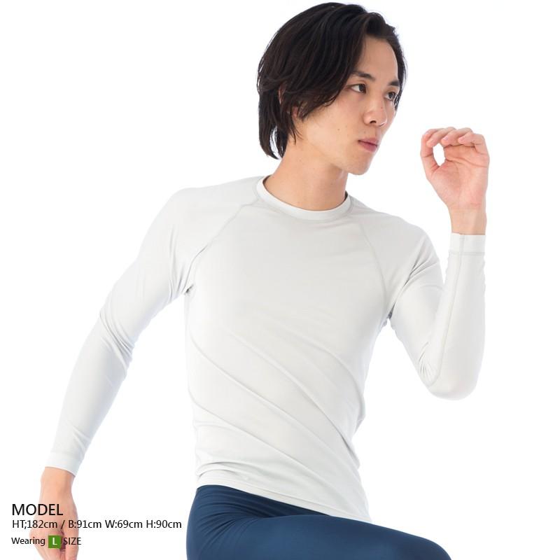 スポーツ ランニング シャツ メンズ 長袖 Tシャツ シルバーホワイト 日本製 スポーツウェア ランニングウェア トレーニングウェア フィットネス ジム Em Ls Sw スポーツウェア専売 デリング 通販 Yahoo ショッピング