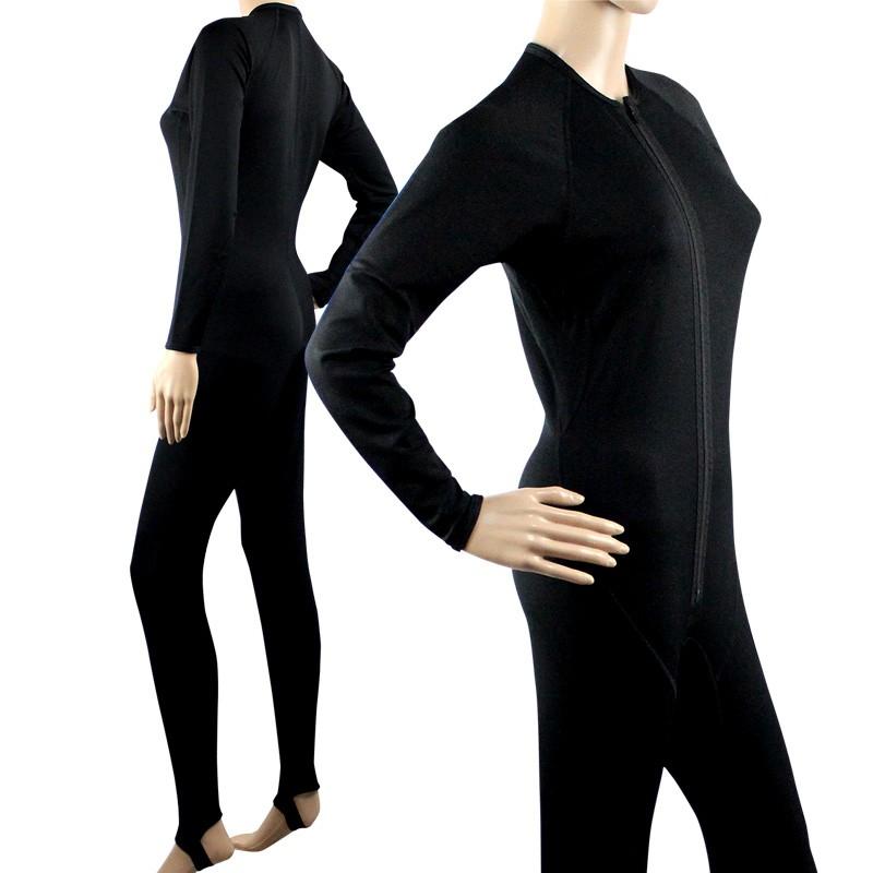 ウェットスーツ インナー フルスーツ ファスナー付き レディース