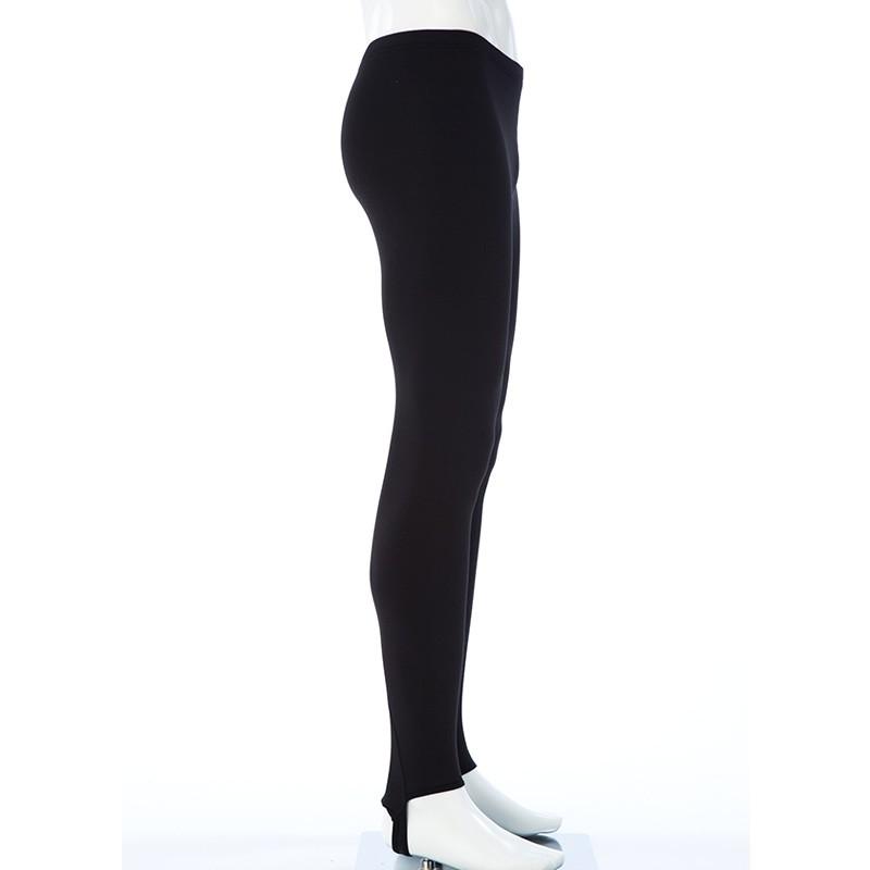 ヒートナノサイズ ロングパンツ メンズ ブラック／保温インナー レギンス トレンカ 抗菌 防臭 吸湿 速乾 蓄熱 発熱 防寒 冬 無地 日本製_16