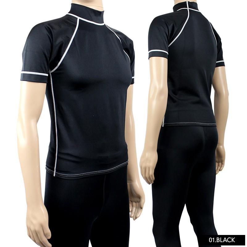 送料無料！ラッシュガード メンズ 半袖 日本製 UVカット 紫外線カット 日焼け防止 Tシャツ 水着 ウェットスーツ インナー 体型カバー スポーツ |  | 12