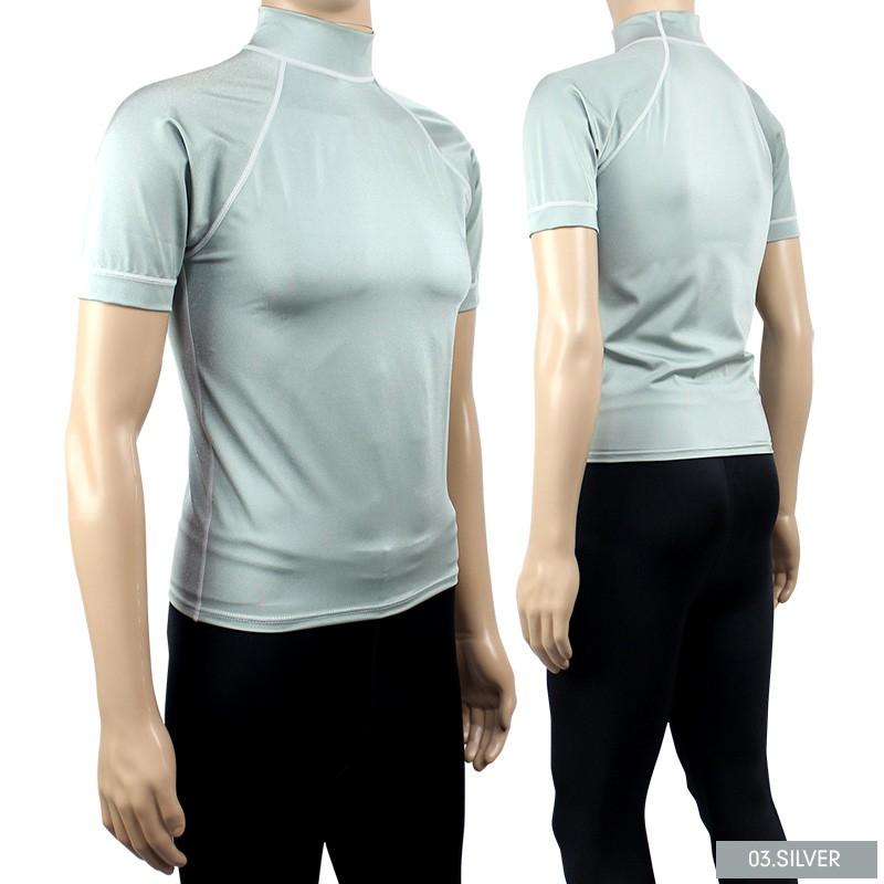 送料無料！ラッシュガード メンズ 半袖 日本製 UVカット 紫外線カット 日焼け防止 Tシャツ 水着 ウェットスーツ インナー 体型カバー スポーツ |  | 14