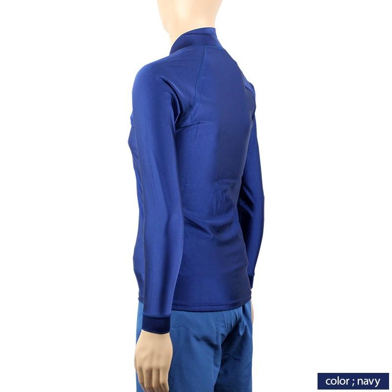 ラッシュガード メンズ 長袖 日本製 ファスナー付き ジップアップ シンプル 無地 ジップ付き Zip Uv対策 水着 Rg Az M スポーツウェア専売 デリング 通販 Yahoo ショッピング