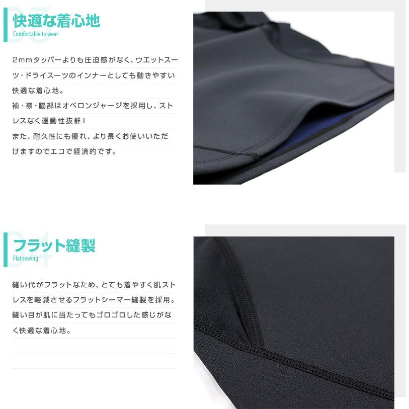 送料無料！日本製 ラッシュガード メンズ 大きいサイズ 3L 半袖（1.5mm ウェット生地）UVカット 紫外線カット 体型カバー サーフィン ダイビング タッパー |  | 18