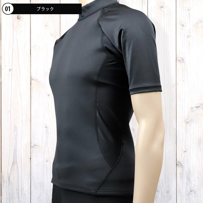 送料無料！日本製 ラッシュガード メンズ 大きいサイズ 3L 半袖（1.5mm ウェット生地）UVカット 紫外線カット 体型カバー サーフィン ダイビング タッパー |  | 03