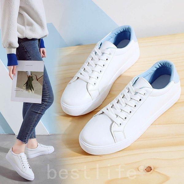 スニーカーレディースローカット厚底靴通学白スニーカー厚底スニーカーおしゃれ Deling 1072xsctz デリングストア 通販 Yahoo ショッピング