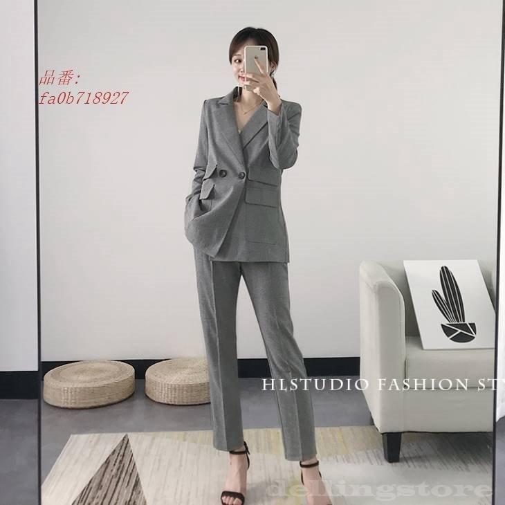 送料無料 入学式 入園式 成人式 おしゃれ フォーマルママスーツ おすすめ レディース 卒園式 卒業式 母 オフィスカジュアル オフィススーツ スーツ パンツスーツ ママ パンツスーツ カラー グレー Avia Russia Com