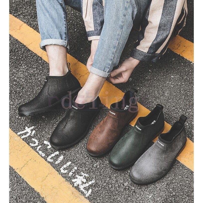 レディースファッション 国産原料100 メンズ レインブーツ メンズ スニーカー風 おしゃれ レインシューズ ショート 防水 雨軽量 防滑 梅雨 ラバーシューズ アウトドア 通勤 Eozktzhqna Blueconcept Fr