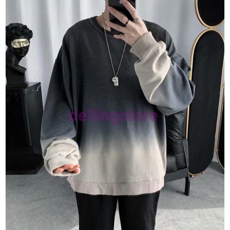 トレーナー パーカー メンズ レディース スウェット 長袖 パーカ グラデーション 秋服 韓国ファッション 韓国風 ゆったり クルーネック 男性 全店二点送料 Ling 1138bnngz デリングストア 通販 Yahoo ショッピング