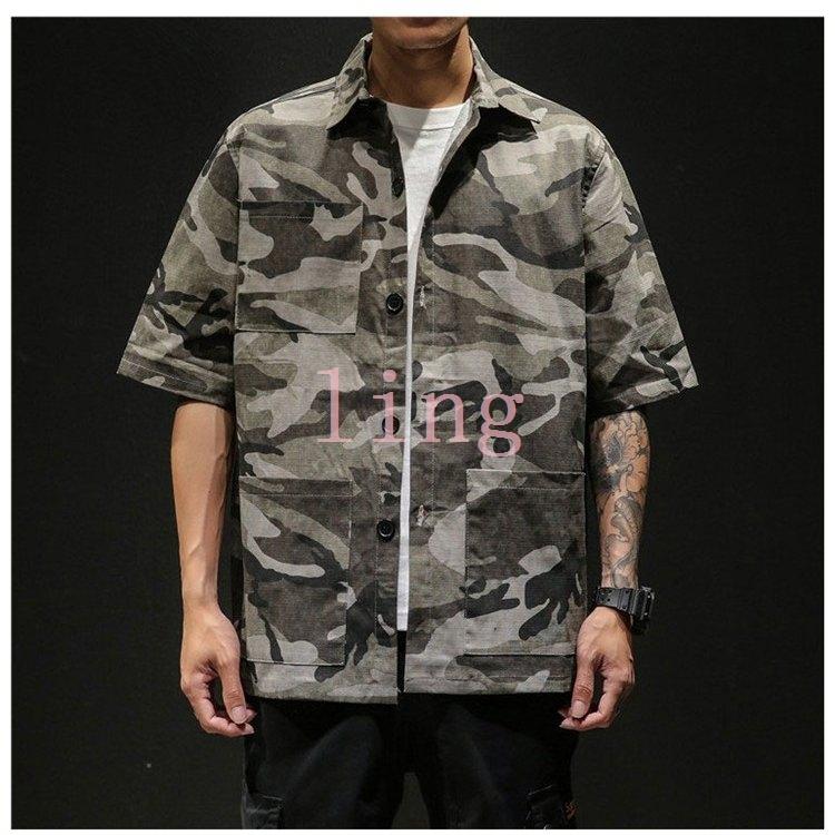 充実の品 シャツ カジュアルシャツ カジュアルシャツ 開襟シャツ メンズ 五分袖シャツ カジュアルシャツ 開襟シャツ メンズ 五分袖シャツ 迷彩柄 ミリタリーシャツ メンズシャツ シャツ トップス 夏服 5分袖 Www Threeriversofs Com