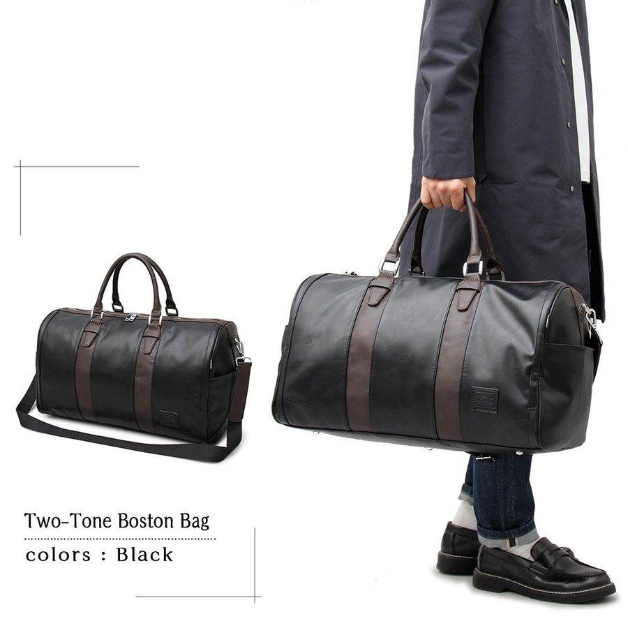 好きに バッグ 鞄 カバン 1泊2日 大容量 大きめ タウンユース ゴルフバッグ 旅行 出張 2way メンズバッグ ボストンバッグ 配色デザインでリッチ感が魅力の本革風ボストンバッグ 人気 仕事 通学 通勤 バッグ Www Golf5 Prestige Jp