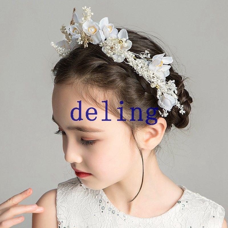 ヘアアクセサリー 手作り 髪飾り 子供 ヘッドドレス 女の子 花冠 ピアノ 発表会 フォーマル 花 パールモチーフ ティアラ カチューシャ 結婚式 撮影おしゃれ 人気アイテム