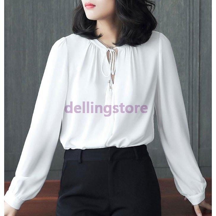 手数料安い シャツ レディース 長袖 シフォンブラウス フォーマル トップス 大きいサイズ 無地 白 黒 シャツ ブラウス フォーマル 通勤 オフィス 21年最新海外 Isgs Com Pk