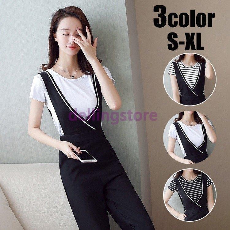 セットアップ レディース 2点セット 夏 サロペット パンツスタイル シフォン おしゃれ 大きいサイズ キレイめ 通勤 30代 40代 50代 ジャージ スウェット上下セット サイズ S Ilgaimportadora Com