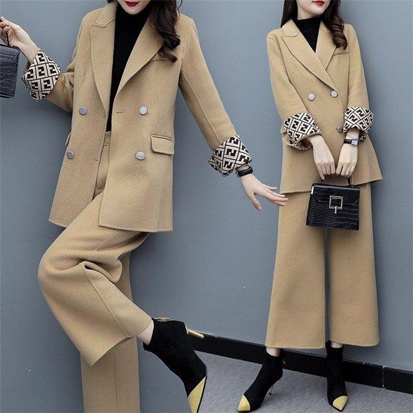 買い誠実 セットアップレディース秋冬40代30代フォーマル2点セットアウター冬コートガウチョパンツパンツスーツ大きいサイズおしゃれ上品着痩せ通勤 セットアップ サイズ L Safecity uiginfo Com