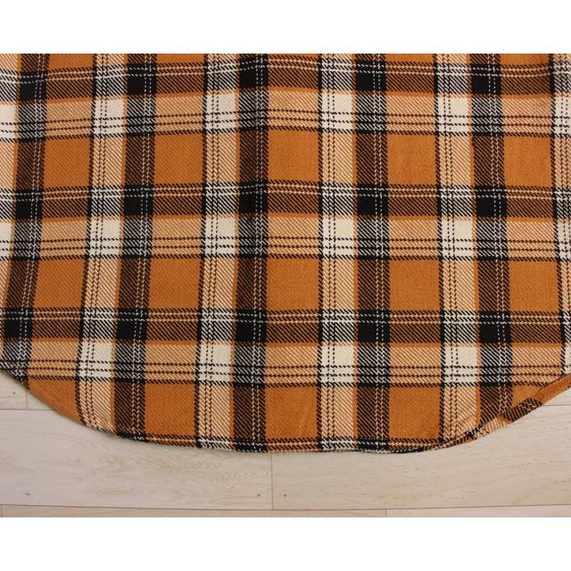 FIVEBROTHER（ファイブブラザー） EXヘビーネルシャツ ブラウン 茶