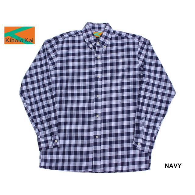KIHOLO KAI キホロカイ 長袖 パラカ パラカシャツ パラカチェック