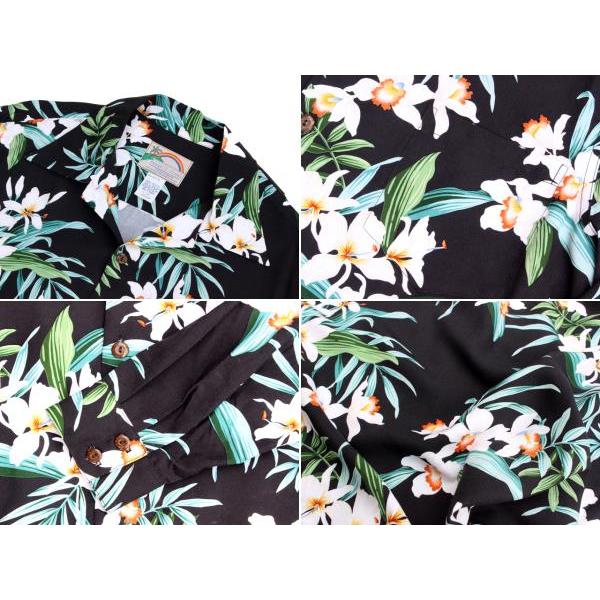 Paradise Found パラダイスファウンド 長袖 アロハシャツ L/S ORCHID
