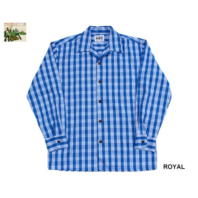 L/S PALAKA HAWAII パラカハワイ Palaka Shirts パラカシャツ ハワイ製