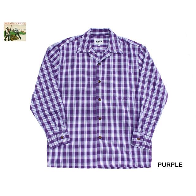 L/S PALAKA HAWAII パラカハワイ Palaka Shirts パラカシャツ ハワイ製