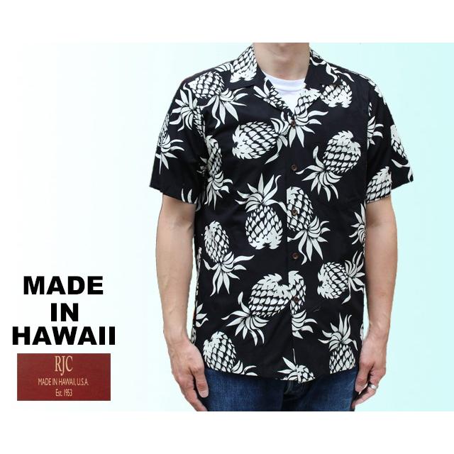 RJC ロバート・J・クランシー アロハシャツ メンズ パイナップル