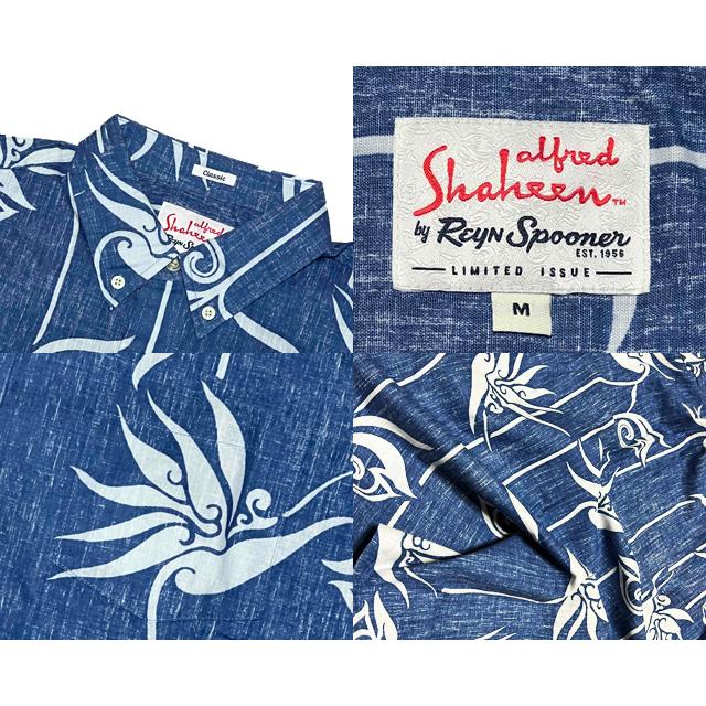 【reyn spooner】 アルフレッドシャヒーン アロハシャツ タグ付き reyn spooner（レインスプーナー） アロハシャツ アルフレッド