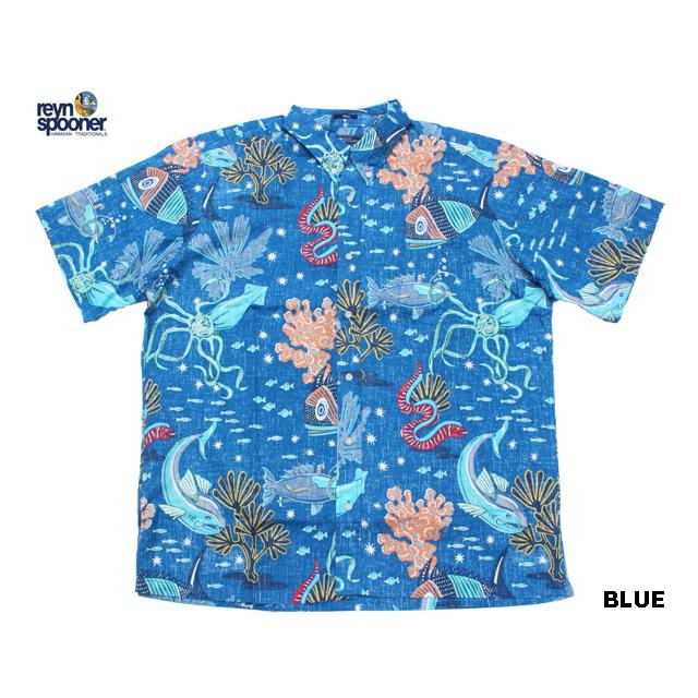 reyn spooner Reyn Spooner レインスプーナー アロハシャツ 深海 DEEP