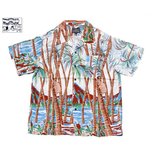 STUDIO D'ARTISAN.アロハシャツ　サイズ　M 楽天市場】STUDIO D'ARTISAN 40th レーヨンアロハシャツ SP-050