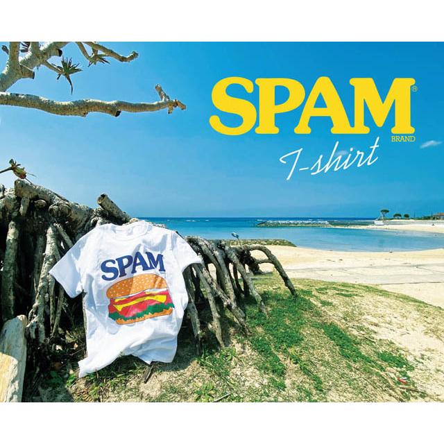 SPAM スパム 半袖Tシャツ 「SPAM Tee」 バーガー オールド CAN ロゴ 白