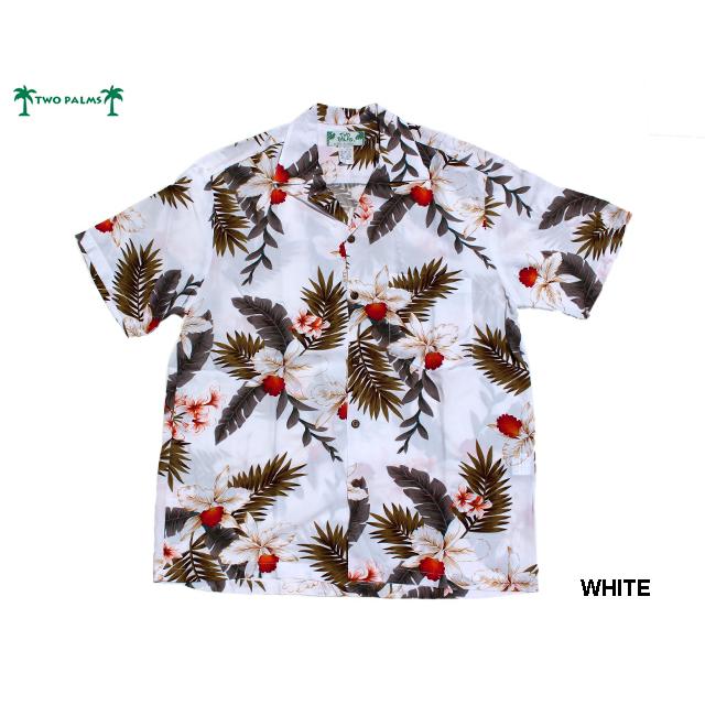 TWO PALMS トゥーパームス アロハシャツ Hawaiian Orchid ハワイアン