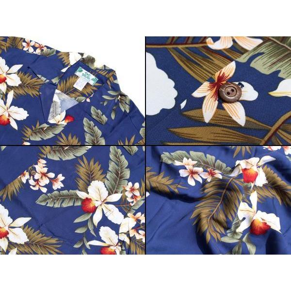 TWO PALMS トゥーパームス アロハシャツ Hawaiian Orchid ハワイアン